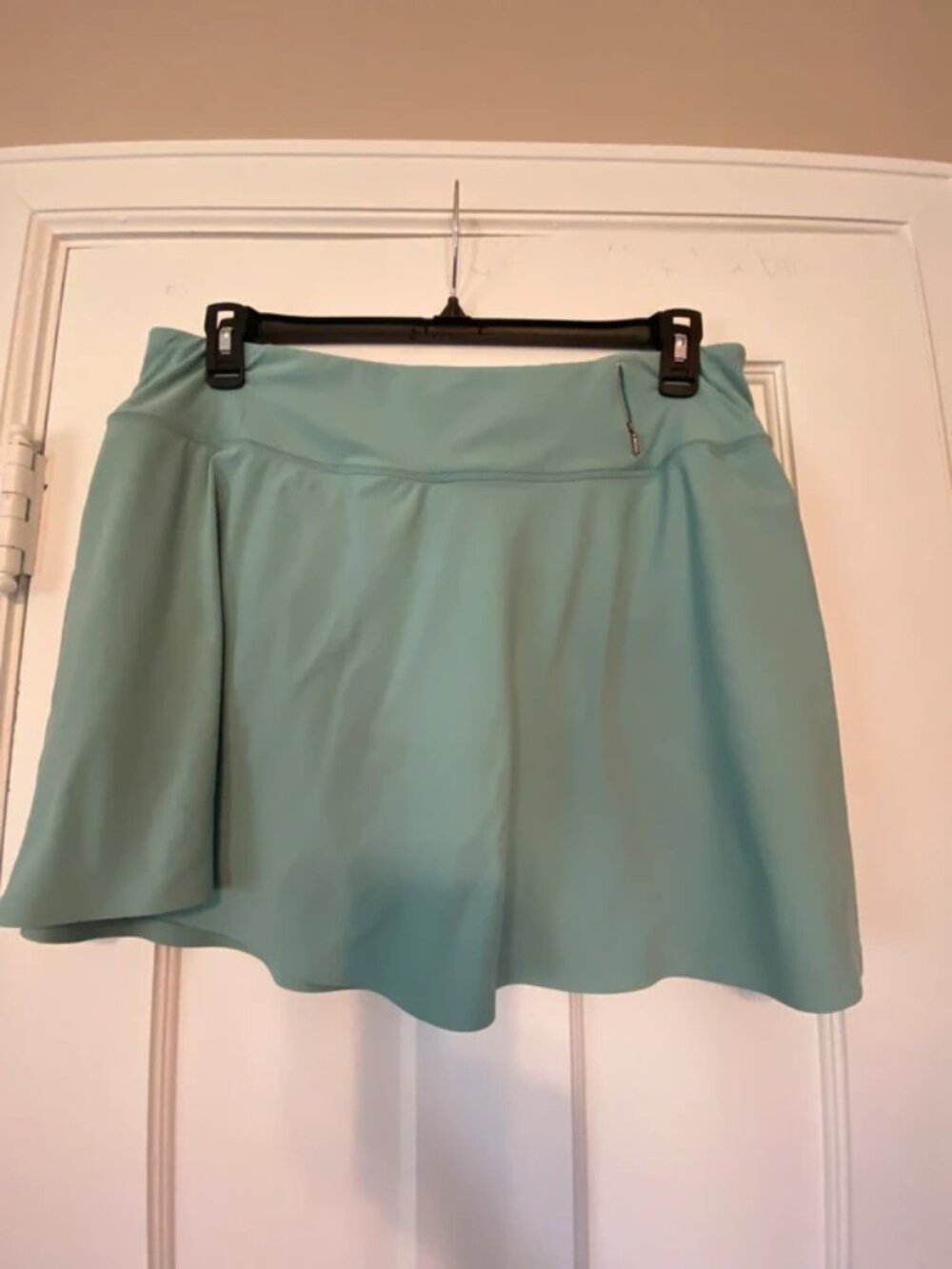 Womens calia size large teal blue activewear skirt with shorts